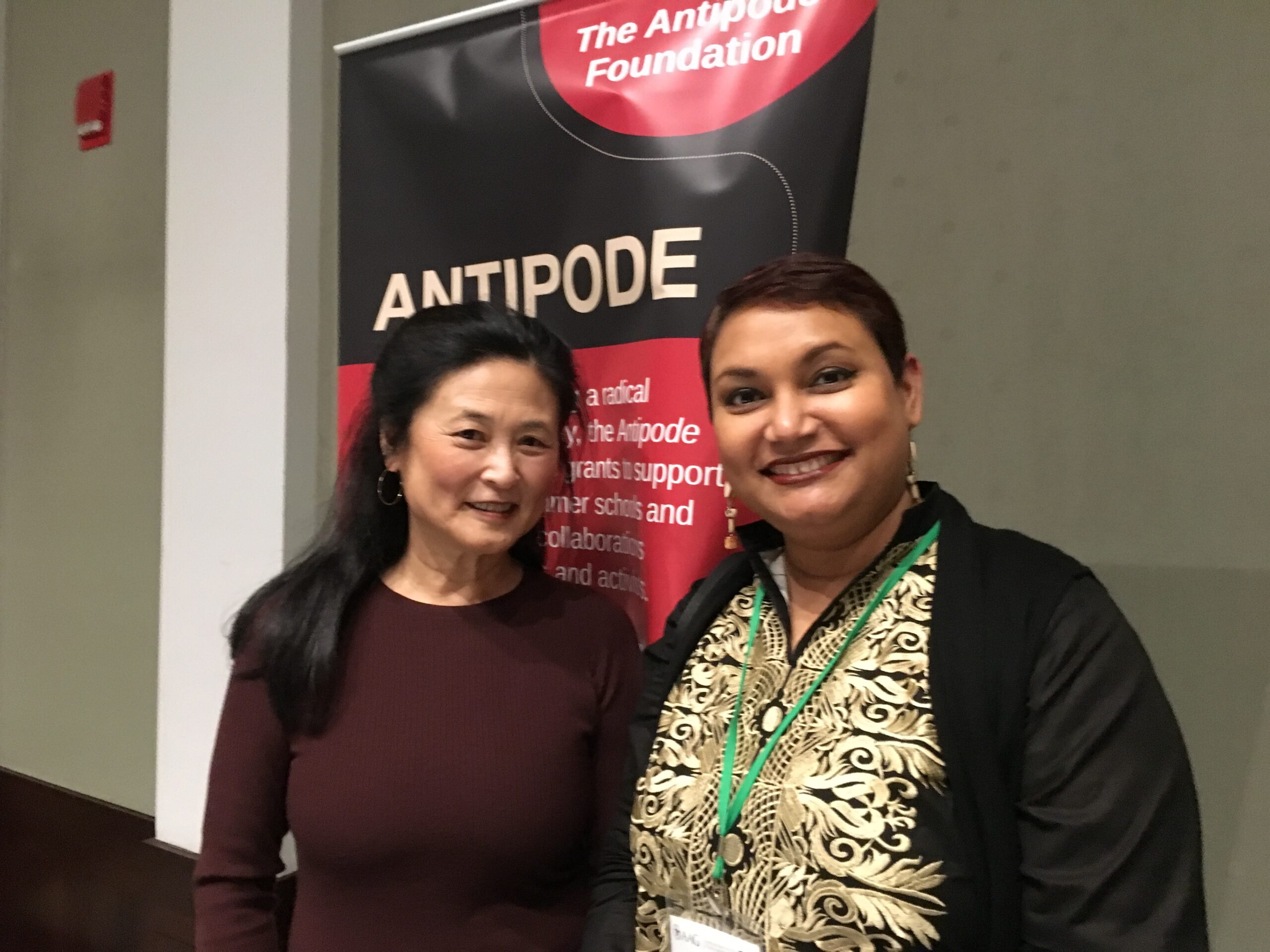 Dr. Farhana Sultana with Dr. Lisa Lowe, renowned literary scholar, in Boston, 2017